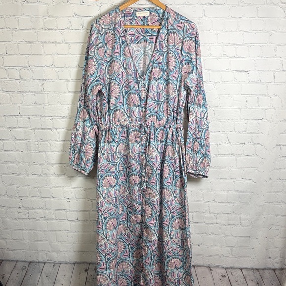 MAISON HOTEL Valentina Cotton Midi Dress size XL - Picture 2 of 9